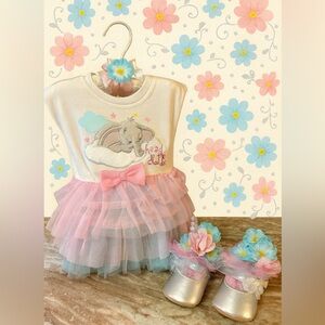 Head In The Clouds With Dumbo Centerpiece For Baby Shower, Little Girls Birthday